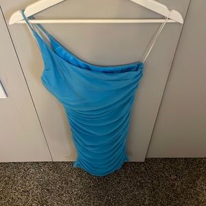 NWT PRINCESS POLLY JOCASTA MINI DRESS TURQUOISE